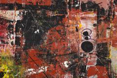 Mid Century Abstract Mixed Media Painting - 3261104