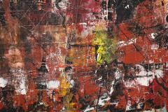 Mid Century Abstract Mixed Media Painting - 3261105