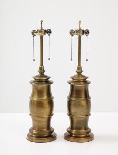 Mid Century Aged Bronze Lamps - 2807461