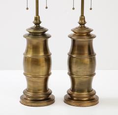 Mid Century Aged Bronze Lamps - 2807463