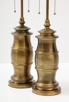 Mid Century Aged Bronze Lamps - 2807466