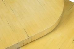 Mid Century American Inlaid Horn Pivoting Low Coffee Table - 4635506