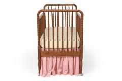 Mid Century American Turned Spindle Lacquered Wood Baby Crib - 4668973