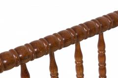 Mid Century American Turned Spindle Lacquered Wood Baby Crib - 4668981