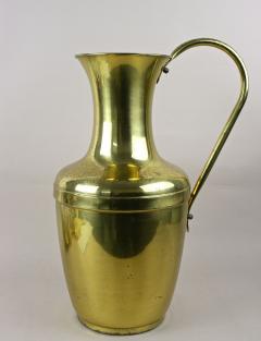 Mid Century Amphora Brass Vase With Handle Floor Vase Austria circa 1940 50s - 4046905