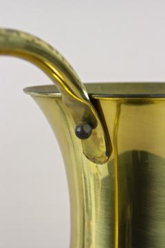 Mid Century Amphora Brass Vase With Handle Floor Vase Austria circa 1940 50s - 4046908