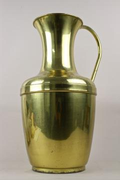 Mid Century Amphora Brass Vase With Handle Floor Vase Austria circa 1940 50s - 4046912