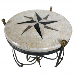 Mid Century Armillary Side Table - 3535373