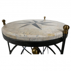Mid Century Armillary Side Table - 3535376