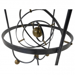 Mid Century Armillary Side Table - 3535377