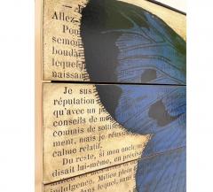 Mid Century Art Deco Style Italian Handcrafted Pop Art Six Drawer Chest Cabinet - 4553024