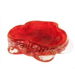 Mid Century Artisan Murano Bullicante Glass Bowl - 2570083