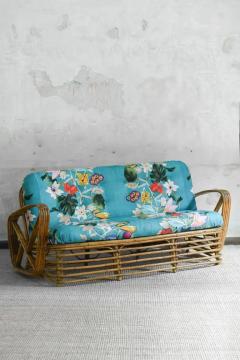 Mid Century Bamboo Sofa - 3998871