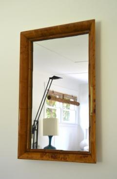 Mid Century Bamboo Wall Mirror - 3249129