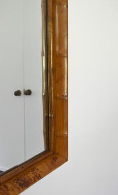 Mid Century Bamboo Wall Mirror - 3249134