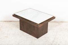 Mid Century Belgium Chrome Bronze Coffee Table - 2476715
