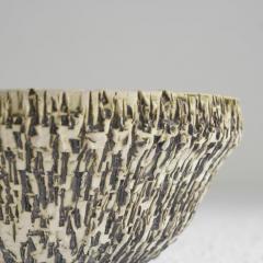 Mid Century Birch Bark Pottery Bowl - 4608901