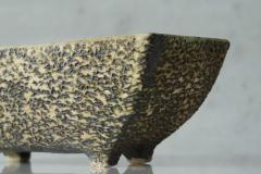 Mid Century Birch Bark Studio Pottery Planter 1950s - 4582590