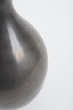 Mid Century Black Ceramic Vase - 3366449