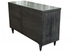 Mid Century Black Cerused Double Dresser - 2990344