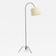 Mid Century Black Floor Lamp - 3388241