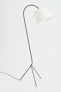 Mid Century Black Floor Lamp - 3874965