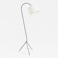 Mid Century Black Floor Lamp - 3881215