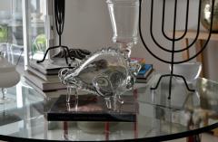 Mid Century Blown Glass Bull - 1181112