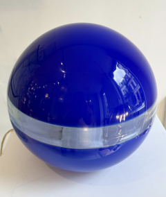 Mid Century Blue Table Lamp by Carlo Nason for Mazzega 1960s - 4147602