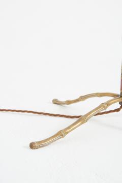 Mid Century Brass Bamboo Floor lamp - 3766558