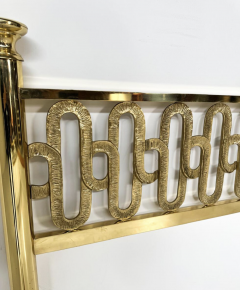 Mid Century Brass Bed by Angelo Brotto Esperia Italy 1970s - 4232521