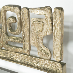 Mid Century Brass Bed by Luciano Frigerio 1970s - 4373574