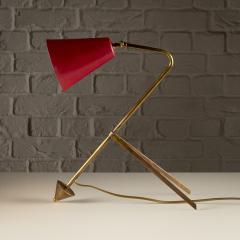 Mid Century Brass Desk Light Sweden 1950s - 4345792