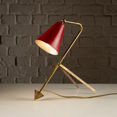 Mid Century Brass Desk Light Sweden 1950s - 4345794
