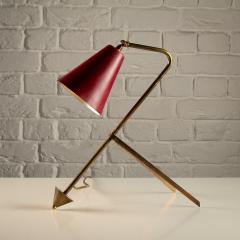 Mid Century Brass Desk Light Sweden 1950s - 4345804