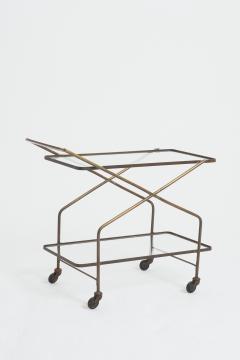 Mid Century Brass Drinks Trolley - 3804391