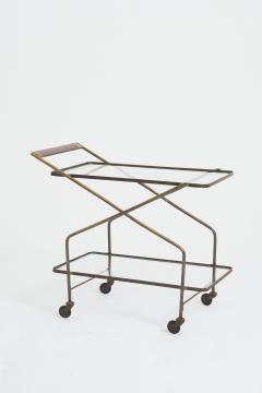 Mid Century Brass Drinks Trolley - 3804392