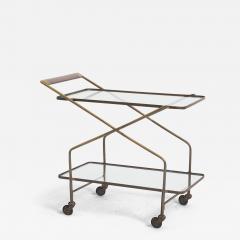 Mid Century Brass Drinks Trolley - 3805042