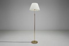 Mid Century Brass Floor Lamp with Round Base Europe Mid 20th Century - 4263082