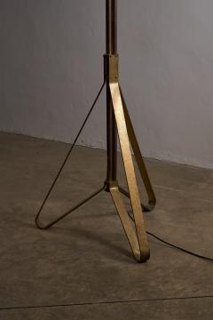 Mid Century Brass Floor Lamp with Three Adjustable Shades 1950s - 4616310
