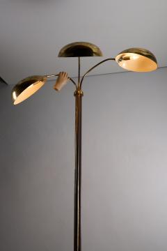 Mid Century Brass Floor Lamp with Three Adjustable Shades 1950s - 4616313