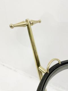 Mid Century Brass Glass and Metal Trolley - 2427605