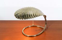 Mid Century Brass Leaf Style Desk Lamp - 2300299