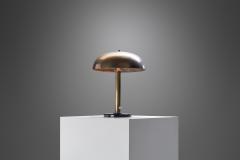 Mid Century Brass Mushroom Table Lamp Europe ca 1960s - 2339071