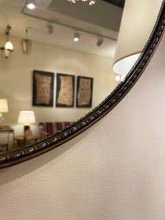 Mid Century Brass Oval Mirror - 2306563