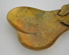 Mid Century Brass Pear Form Tray - 2161393