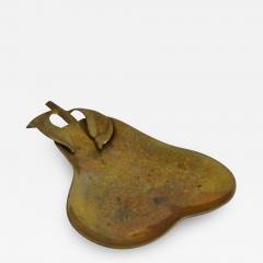 Mid Century Brass Pear Form Tray - 2162437