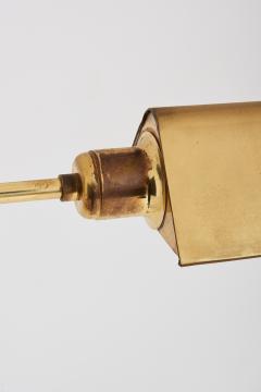 Mid Century Brass Reading Floor Lamp - 1895871