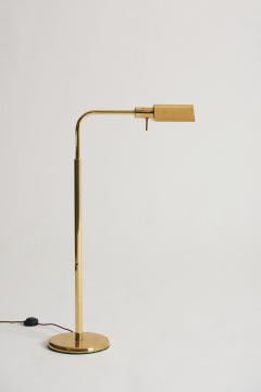 Mid Century Brass Reading Floor Lamp - 2306493