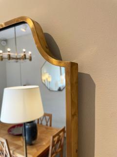 Mid Century Brass Shield Mirror - 2627139